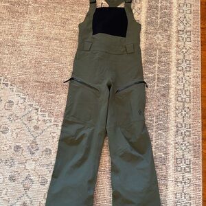Black Diamond Olive Green Snow Bibs